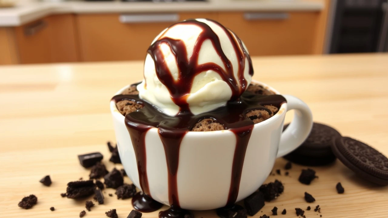 Oreo mug cake recipe