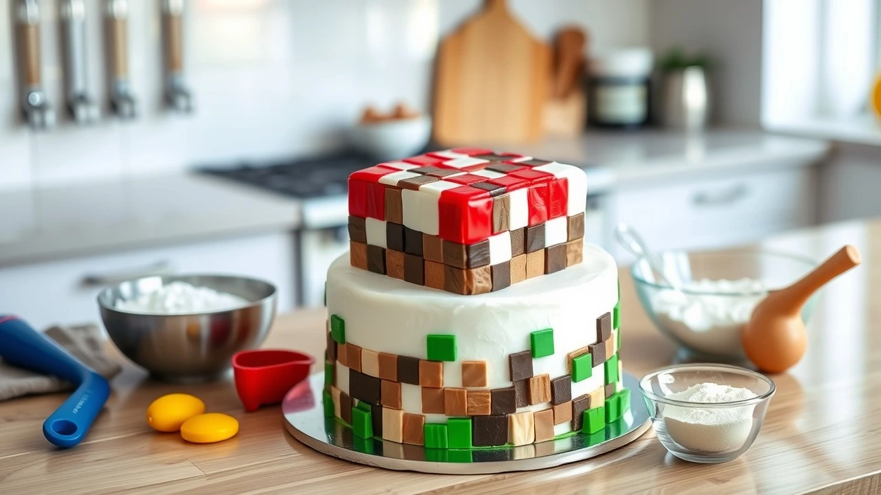 minecraft cake recipe