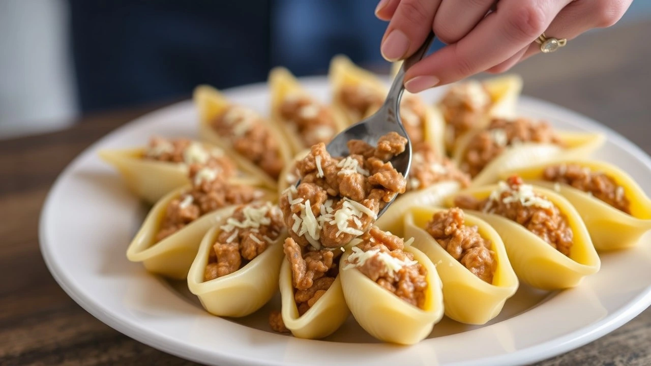 Stuffed shells recipe with meat