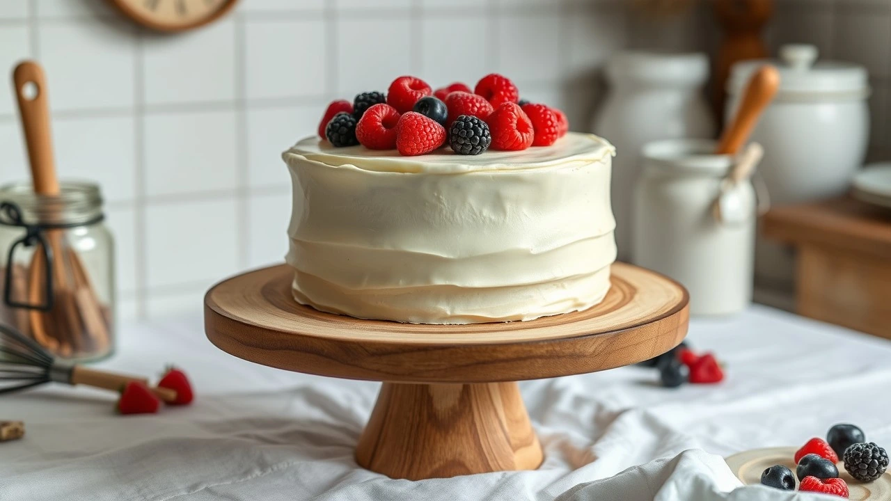 Recipe for a Simple White Cake