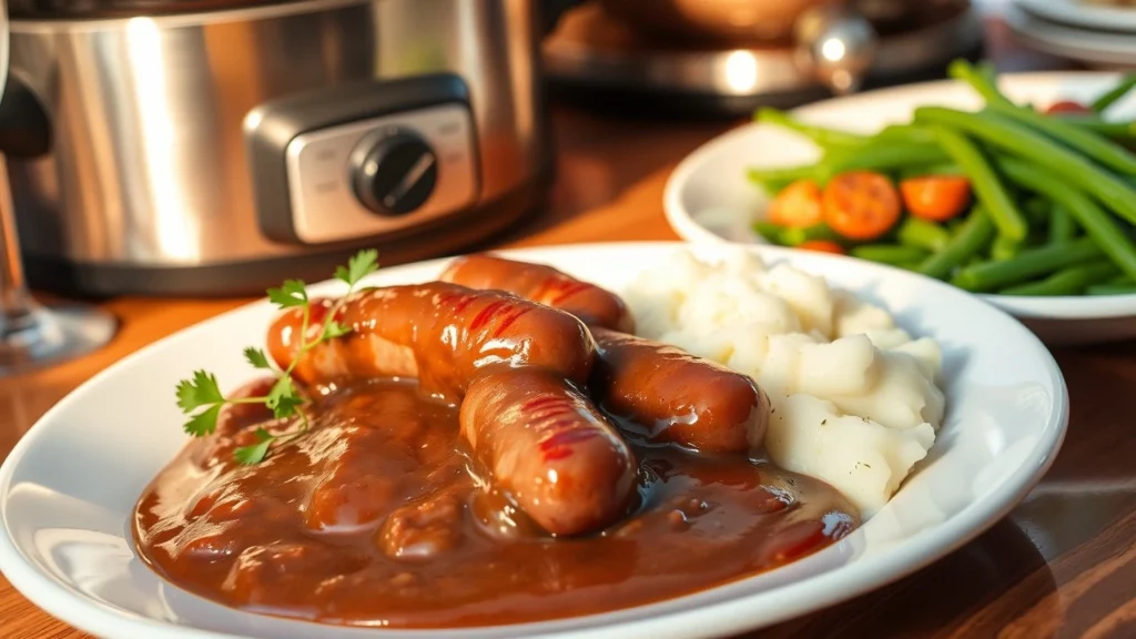 brown gravy smoked sausage recipe