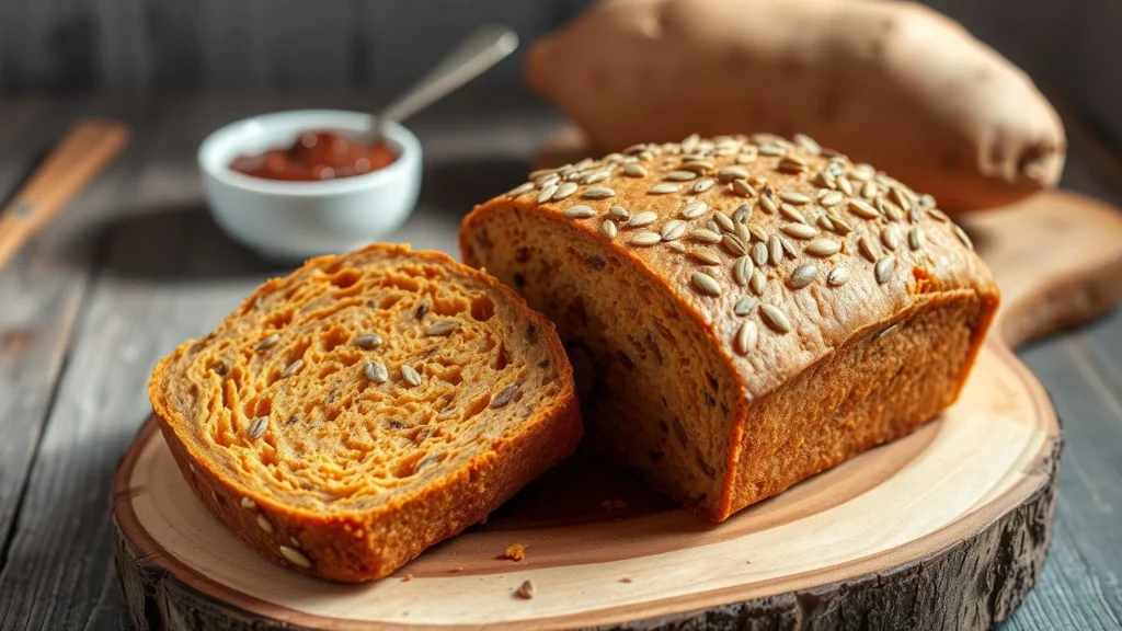 seeded miso sweet potato bread recipe