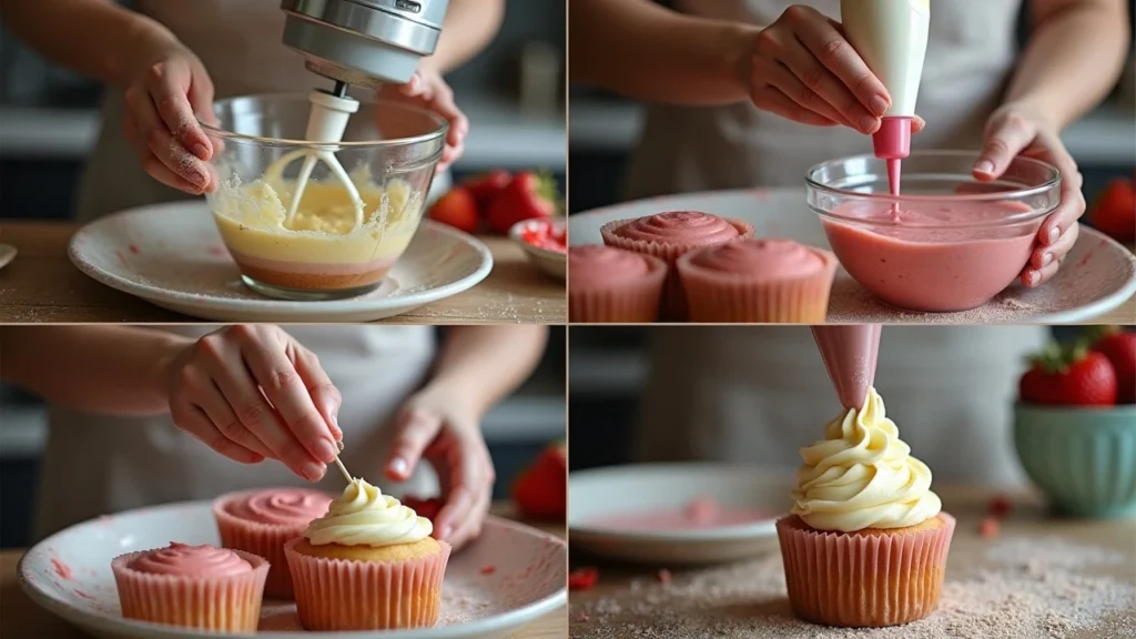 strawberry cupcakes