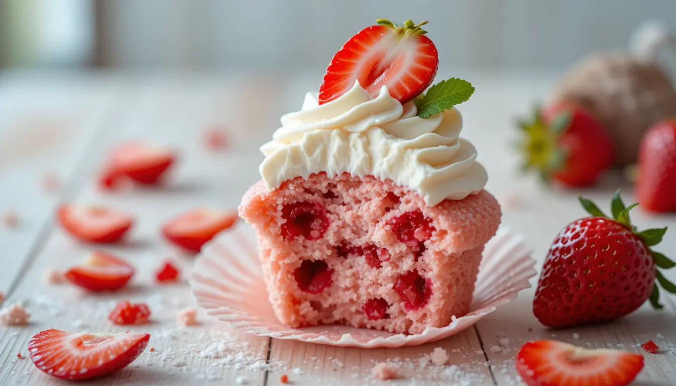 strawberry cupcakes