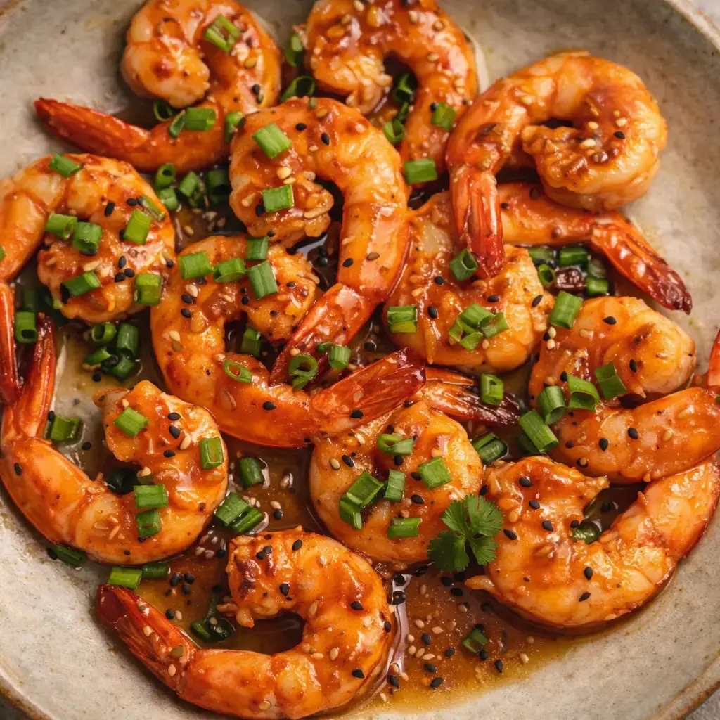 High Protein Honey Garlic Shrimp