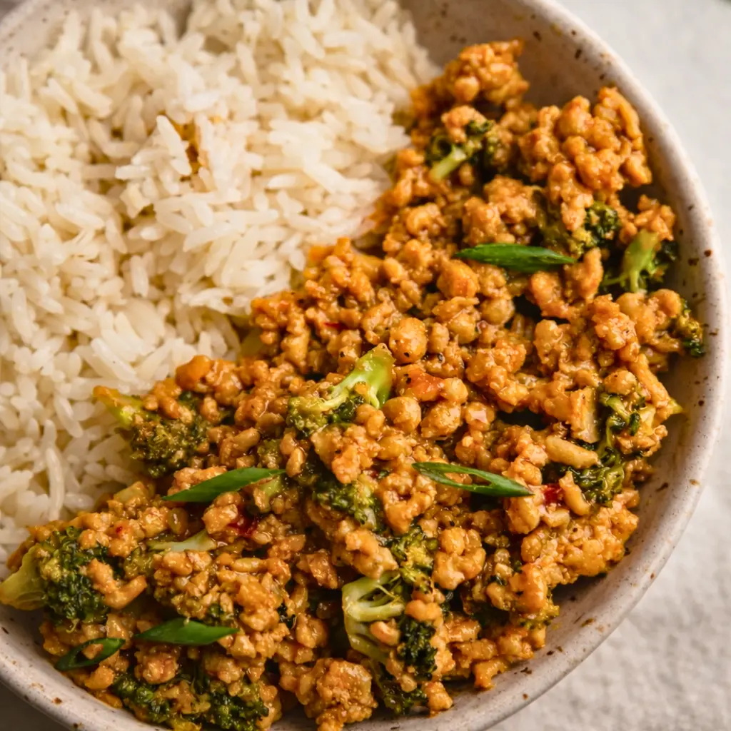 Firecracker Ground Chicken Bowls