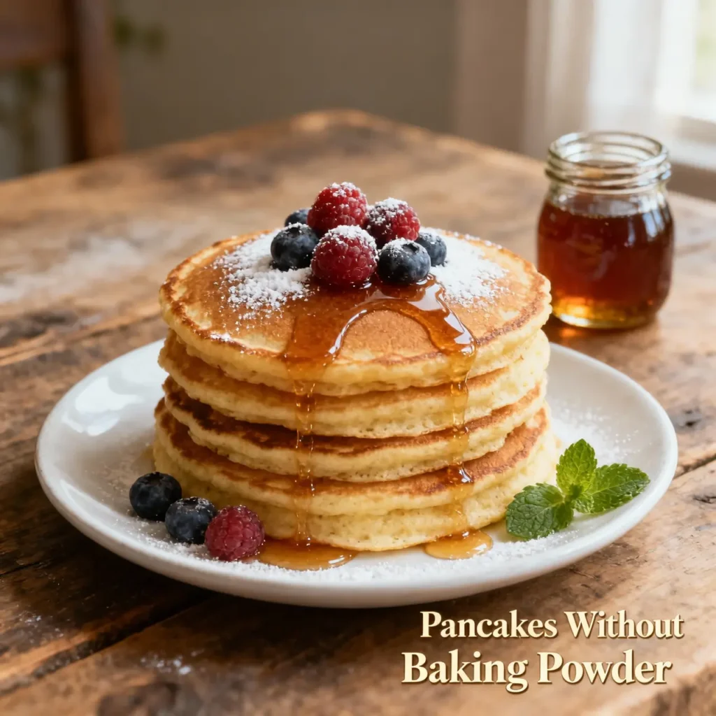Pancakes Without Baking Powder