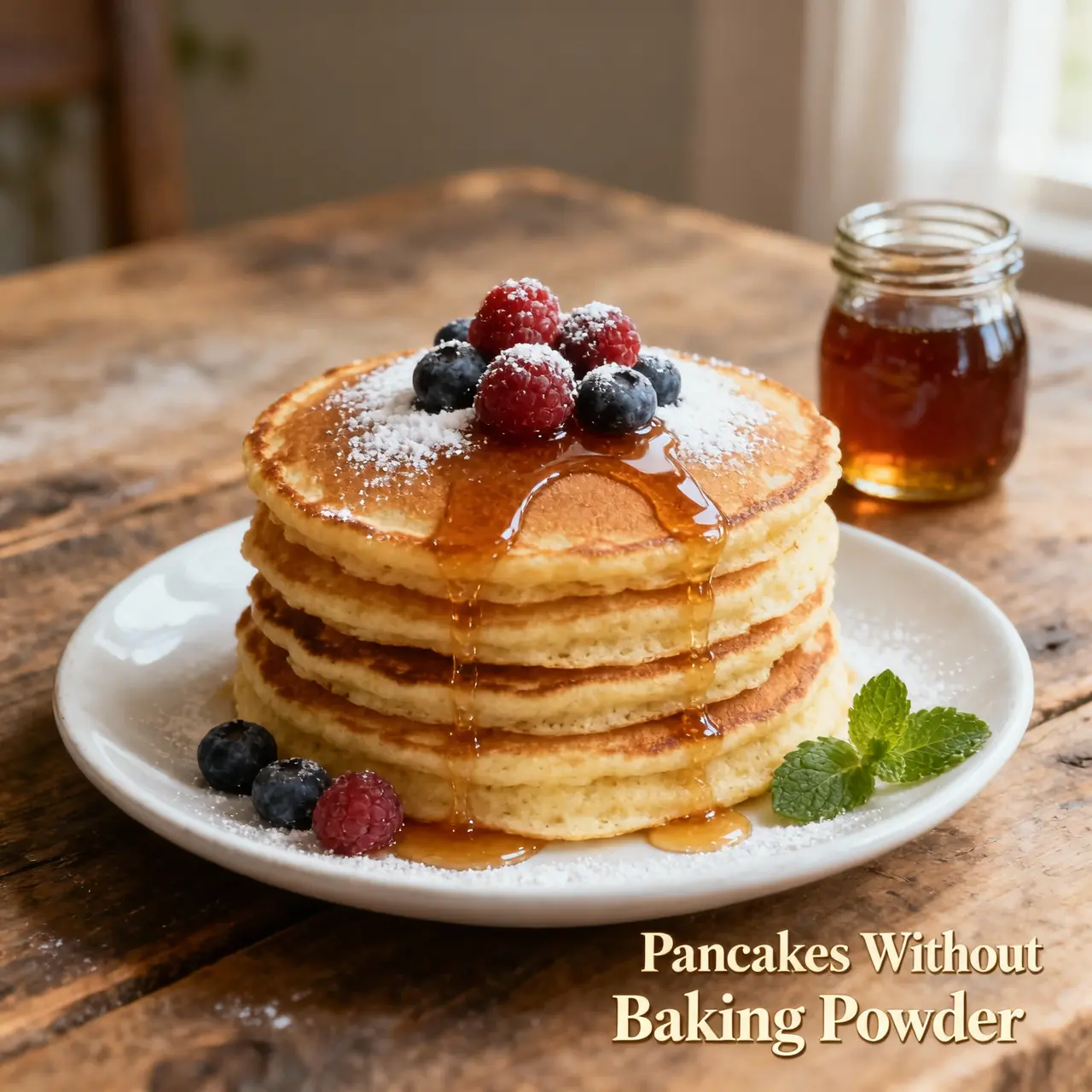Pancakes Without Baking Powder