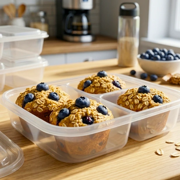 High Protein Breakfast Muffins